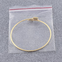 18k Gold Silver Rose Gold Over Solid Stainless Steel Bangle Arrow Cuff Bracelets 