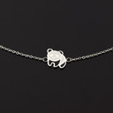 Ladies Cute 14k Gold Silver Over Solid Stainless Steel Enamel Panda Bracelet