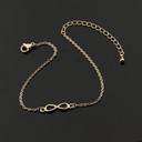 Ladies Life Hope Stainless Steel Chain Infinity Minimalist Bracelets