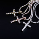 Flooded Ice High Quality Original Classic Hip Hop Cross Pendant Chain Necklace