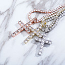 Flooded Ice High Quality Original Classic Hip Hop Cross Pendant Chain Necklace
