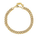 5mm Bling Cluster Stone 4 Prong Set High Quality Cuban Link Chain Bracelet