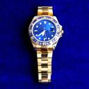 Men’s Flooded Ice Bezel Presidential Hip Hop Stainless Steel Bling Wrist Watch