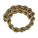 80's 30mm 30 Inch Dookie Rope Stainless Steel Hip Hop Old School Rope Chain Necklace