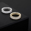Luxury Ice Cluster Stone Four Prong Set Mens Hip Hop Rings