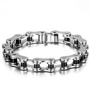 10mm Stainless Steel Wide Heavy Biker Bicycle Motorcycle Bling Chain Bracelets