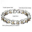 10mm Stainless Steel Wide Heavy Biker Bicycle Motorcycle Bling Chain Bracelets