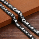 Mens His and Hers Bioenergy Magnetic Germanium Ceramic No Fade Stainless Steel Bracelets