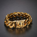 Skull Rocker Miami Cuban Link No Tarnish Stainless Steel Bracelets