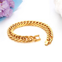 10mm No Tarnish Miami Cuban Link Stainless Steel Rose Gold 14k Silver Black Bracelets