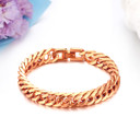 10mm No Tarnish Miami Cuban Link Stainless Steel Rose Gold 14k Silver Black Bracelets