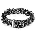 All Skull No Fade Stainless Steel Man Of Dominance Skeleton Bracelet