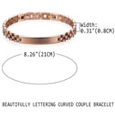 High Quality Couples 2 Piece No Fade Stainless Steel Classic Bracelet Jewelry Sets