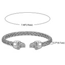 Mens New Fashion Skull Head no Fade Stainless Steel Street Wear Bracelets