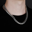Mens New Designer 12mm Iced Spring Clasp 14k Gold Spring Clasp Cuban Link Chains