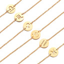 14k Gold Over No Fade Stainless Steel Constellations Zodiac Bracelets