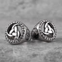 Mens Stainless Steel Celtic Knot Street Wear No Fade Rings