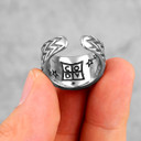 316L Silver No Fade Stainless Steel Super Star Street Wear Hip Hop Rings