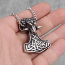 Stainless Steel Hammer Of The Gods Sheep God Street Wear 316L No Fade Pendants