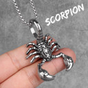 Scorpion King No Fade Silver Stainless Steel Street Wear Hip hop Pendant