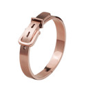 High Fashion Gold Silver Rose Gold Over No Fade Stainless Steel Buckle Bangle Bracelets