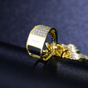 Mens Iced Blinged Out Hamsa Hand Kings Crown 925 Silver Genuine VVS Diamond Pendant
