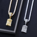 Fully Iced Blinged Out Jesus Piece Genuine VVS Diamond 925 Solid Hip Hop Pendant