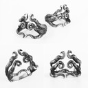 The Unique Man 316L Stainless Steel Octopus Squid Tentacle Street Wear No Fade Rings