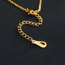Ladies 14k Gold Over No Fade Stainless Steel I Love Your Hand Symbol Necklace 