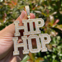 Mens Hip Hop Original Custom Letters Personalized Hip Hop Jewelry Nameplate Pendant