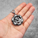 Scream Machine Steampunk Goth 316L Stainless Steel Mechanical Gear Street Style Pendant