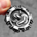 Scream Machine Steampunk Goth 316L Stainless Steel Mechanical Gear Street Style Pendant