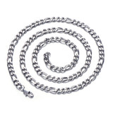 Silver Figaro Link Chain