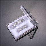 Blinged Out Micro Pave Iced Hip Hop Cuban Link Fang Top Bottom Teeth Grillz Set