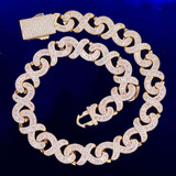 Iced Infinity | Mens VVS Diamond CZ Blinged Out Baguette Hip Hop Chain Necklace