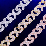 Iced Infinity | Mens VVS Diamond CZ Blinged Out Baguette Hip Hop Chain Necklace