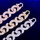 Iced Infinity | Mens VVS Diamond CZ Blinged Out Baguette Hip Hop Chain Necklace