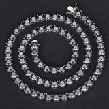 Genuine VVS Black Diamond Solid 925 Silver Black iced Blinged Out Tennis Bracelets & Chains