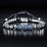 Heritage Bracelet | 3 Bead Micro Pave Stainless Steel Luxury Bracelets