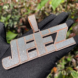 FastLane | Hip Hop Custom Made Iced Prong Set VVS Diamond CZ Letter Pendant