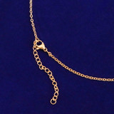 The 90's  | Classic Custom Made Initial Letter Name Adjustable Slogan Necklace