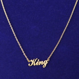 The 90's  | Classic Custom Made Initial Letter Name Adjustable Slogan Necklace