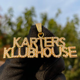 The Klubhouse | 4 Prong Set VVS Diamond CZ Classic Custom Made Hip Hop Pendant