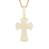 Baguette Luxury | Moissanite Diamond Solid Silver Hip Hop Cross Pendant 
