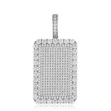 Jesus Tag | Solid 925 Silver Moissanite Diamond Jesus Head Hip Hop Pendant Chain