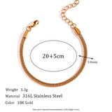 Ladies 18k Gold Waterproof Stainless Steel Foxtail Necklace Ankle Anklet Bracelet Jewelry Set