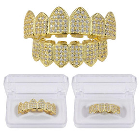 Hip Hop Big Boy 14k Gold .925 Silver Arch AAA Flooded Ice Teeth Tooth Grillz