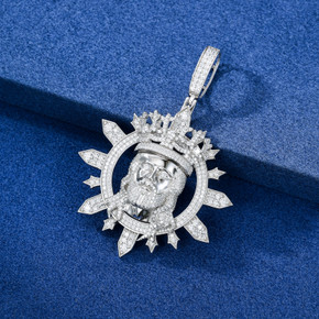 The I Am Glorified | Moissanite Diamond Iced Blinged Out Jesus Piece Hip Hop Pendant