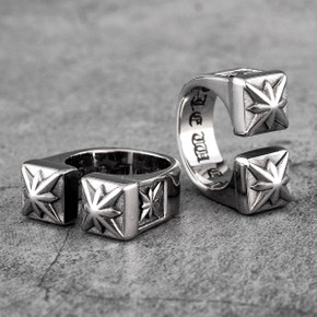 Polaris | Vintage Retro Unique Style 316L No Fade Stainless Steel Streetwear Celestial Ring Polaris | Vintage Retro Unique Style 316L No Fade Stainless Steel Streetwear Celestial Ring
