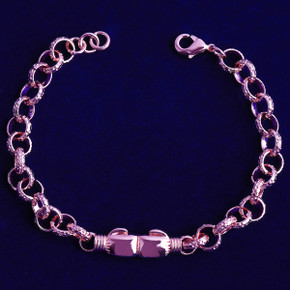 Get It On | Belcher Link Rose Gold 925 Silver 24k Boxing Gloves Bracelet Get It On | Belcher Link Rose Gold 925 Silver 24k Boxing Gloves Bracelet